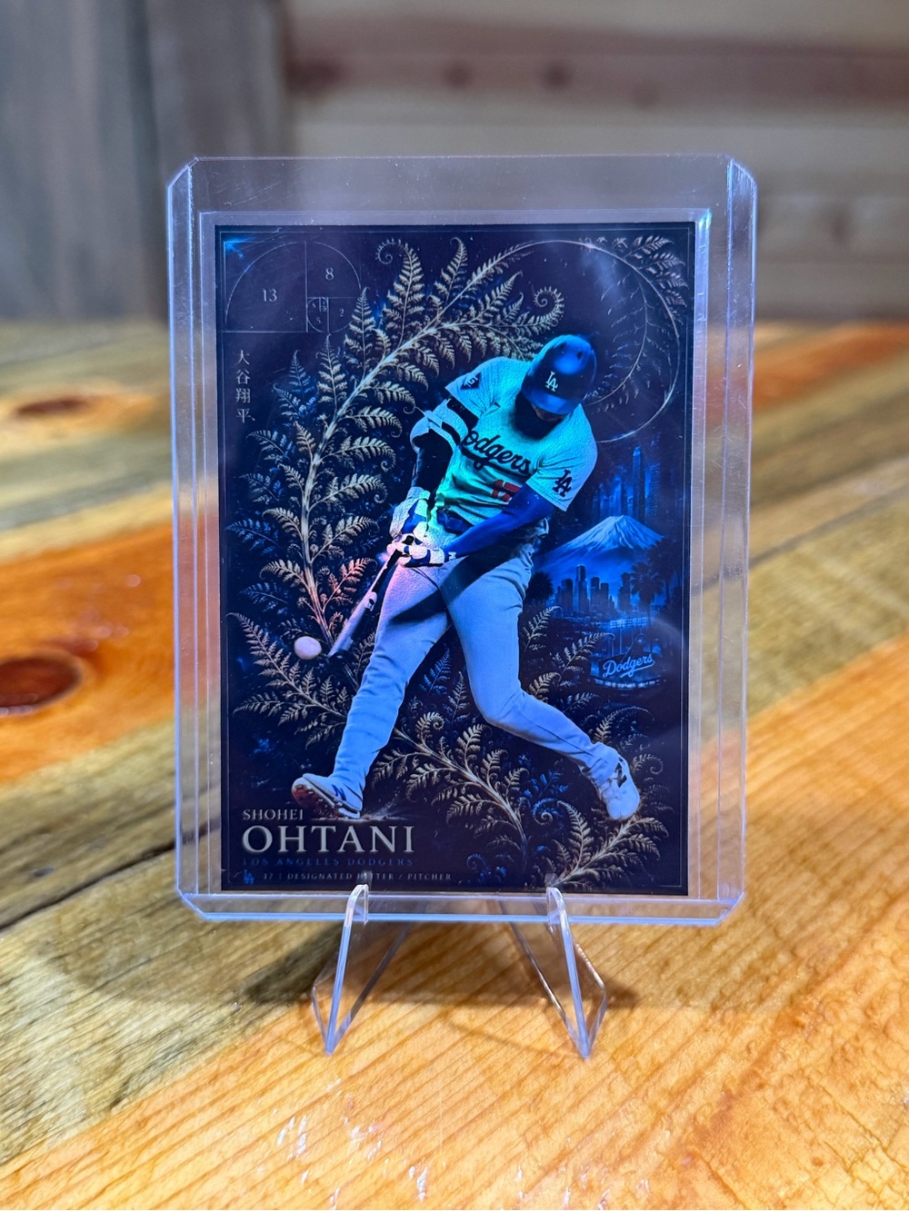 Shohei Ohtani Los Angeles Dodgers Custom Baseball Card